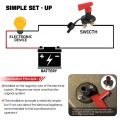Car Battery Power Switch Disconnect Isolator Circuit Breaker Main Switch Kill Cut-off Switch Insulated Rotary Switch Key Truck. 
