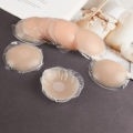 2/6/10 Reusable Silicone Nipple Patches, Seamless Self-adhesive Anti Protrusion Nipple Patches, Women's Underwear Accessories. 