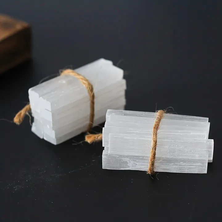 5/10/20pcs%20Selenite%20Stick%20Chips,Crystal%20Sticks,Gypsum%20Wands,White%20Gypsum%20Quartz%20Mineral%20Points%20for%20Meditation,Decorative%20Display%20home%20decoration%20item%20-%20Image%204