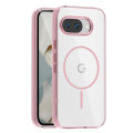 MagSafe Magnetic Colorful Transparent Clear Phone Case for Google Pixel 9a, Wireless Charging Anti Scratch Phone Case. 