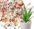 Multicolour stones for aquarium and artificial plants pot filler. 