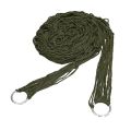 Outdoor Equipment Thick Mesh Camping Hammock Nylon Rope Single Person Mesh Hammock Outdoor Camping Equipment Accessories.