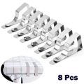 8 Pcs Stainless-Steel Table Cloth Clip Wedding Picnic Table Cover Clip Holder Round Tablecloth Stable Clips For Home Fixed Clip. 