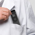 Medical Temperature Infrared Thermometer Forehead Digital Non-contact Thermometer or Finger Blood Oxygen Saturation Oximeter LED.