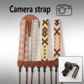 Portable Camera Strap Adjustable Cotton Leather Camera Shoulder Neck Strap Belt For / Camera Belt For DSLR Digital SLR.