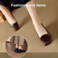 Spring New Women Flats Round Toe Shallow Slip On Ladies Casual Ballet Shoes Soft Leather Eelgant Dress Shoes. 