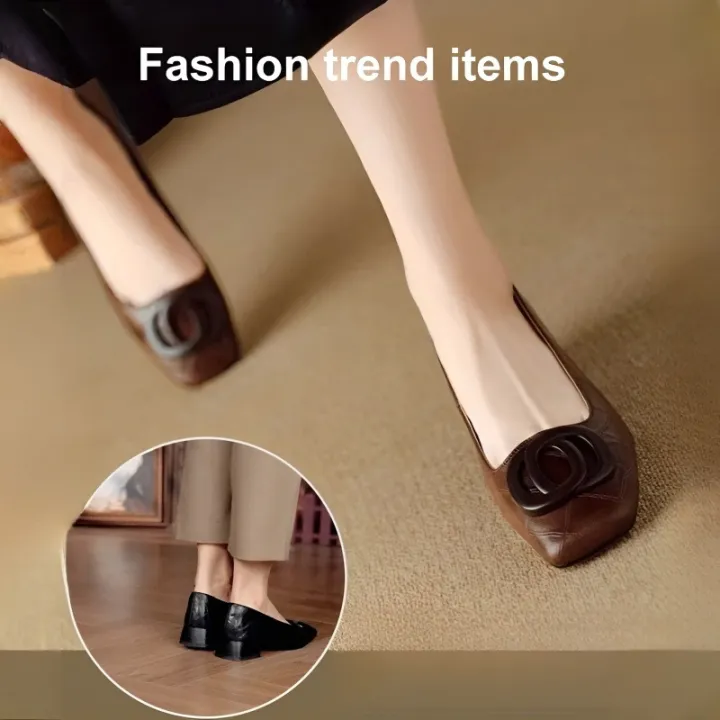 Spring%20New%20Women%20Flats%20Round%20Toe%20Shallow%20Slip%20On%20Ladies%20Casual%20Ballet%20Shoes%20Soft%20Leather%20Eelgant%20Dress%20Shoes%20-%20Image%203