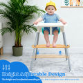 Baby High Chair Footrest Adjustable Height Baby Highchair Foot Pedal Natural Bamboo Wooden Infant Seat Foot Rest Babies Stuff. 