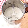 Handheld Flour Sieve Manual Stainless Steel Semi-automatic Creative Fine Mesh Flour Sifter Flour Sieve Baking Tool Ata Channi. 
