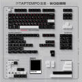 GMK Janpanese English Keycaps Cherry Profile Double Shot Keycap For MX Switch Mechanical Keyboard ISO Enter 7U Keys.