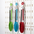 1 Piece High Temperature Resistant Nylon Stainless Steel Food Clip Outdoor BBQ Bread Clip Kitchen Utensil.