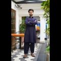 Shalwar Kameez – Royal Blue Summer 2023 Men's Stitched Suit. 