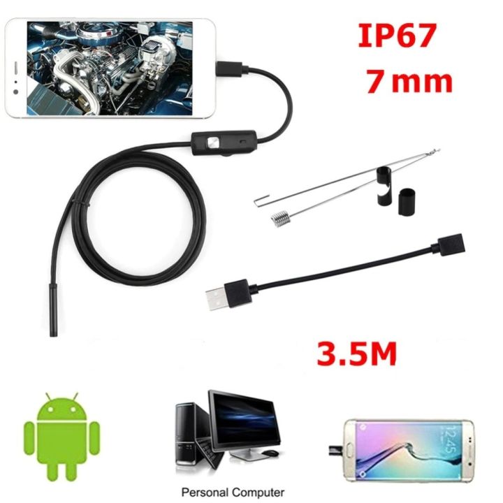 Endoscope%20Camera%20HD%20With%206%20LED%20Soft%20Cable%20Waterproof%20Inspection%20Borescope%20For%20Android%20PC%203.5M%207mm%20-%20Image%206