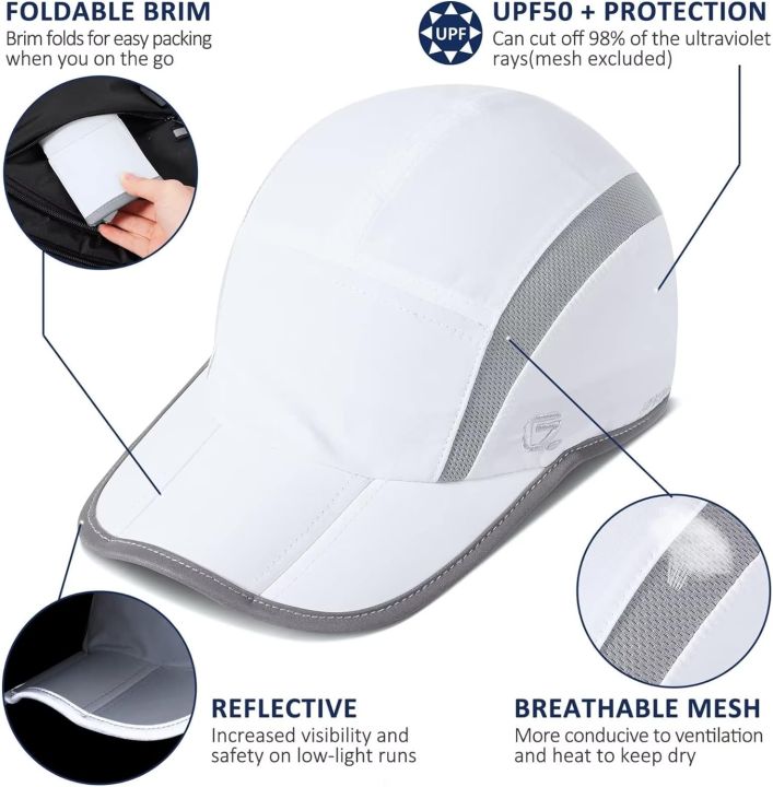 GADIEMKENSD%20Unisex%20Running%20Cap%20UPF%2050+%20UV%20Protection%20Lightweight%20Reflective%20Hat%20for%20Men%20Women%20Outdoor%20Sports%20Jogging%20Cycling%20-%20Image%202
