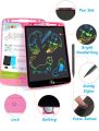 Original Imported LCD Writing Tablet and drawing tablet with multicolor writing Electronic Slate E-writer Digital Memo Pad Erasable Writing Board Learning Toys And Gadgets For Educational And Daily Life Routine Notebook Purpose for kids - 8.5 Inchp. 