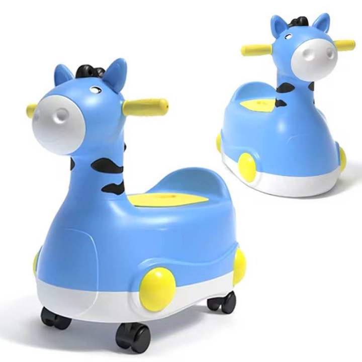 KIDS SANSAR -Kids Ride-on Zebra Potty Trainer with wheels– Fun ...