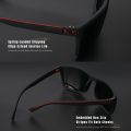 2025 New Square Frame Polarized Sunglasses High-Quality Spring Hinges Multicolor Coated Lenses for Vacation Driving Fishing UV P.
