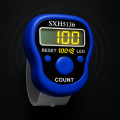 Hajveri Traders SXH5136 Digital 100 Beep Buzz Sound Night Mode LED Light Tasbih – 5-Digit LCD Display Finger Ring Tally Clicker – Handheld Portable Zikr Prayer Tasbeeh Counter with Adjustable Ring for Azkar, Wazaif and Islamic Use – Packed in Blister Card. 