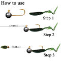10pcs/lot Micro Jig Head Fishing Hook 1g-5g Ice Fishing Hook Mini Crank Jig Fishhook Soft Lure Fishing Tackle.
