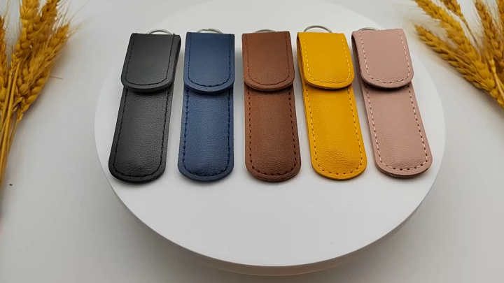 Ear Cleaner Set 6 Pieces Stainless Steel ear pick set with leather case