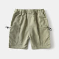 Cotton Children Brown Short Pants for Boys 2 to 3 4 5 6 7 8 Years Kids Shorts 2025 Beach Shorts Casual Loose Toddler Boy Shorts. 