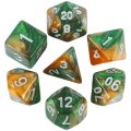 Dice Set Board Games Roll Dice Galaxy Theme Polyhedral Dice Set Amazing Colourful Universe Effect For DND Accessories. 