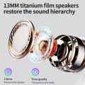 SK18-Invisible Sleep Wireless Earphone Bluetooth 5.4 Mini Earbuds Noise Cancelling Headset Touch Control Headphones With Mic. 