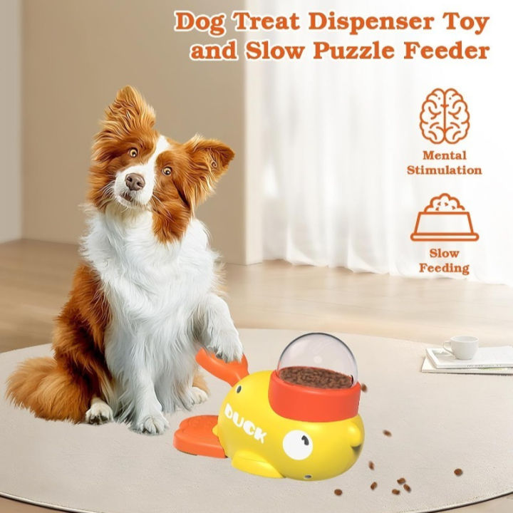 Pet%20Treat%20Dispenser-Interactive%20Dog%20Toys,%20Anti%20Gulping%20Duck%20Slow%20Feeder,cat%20Dog%20Treat%20Dispensing%20with%20Button,for%20Dogs%20Training%20-%20Image%204