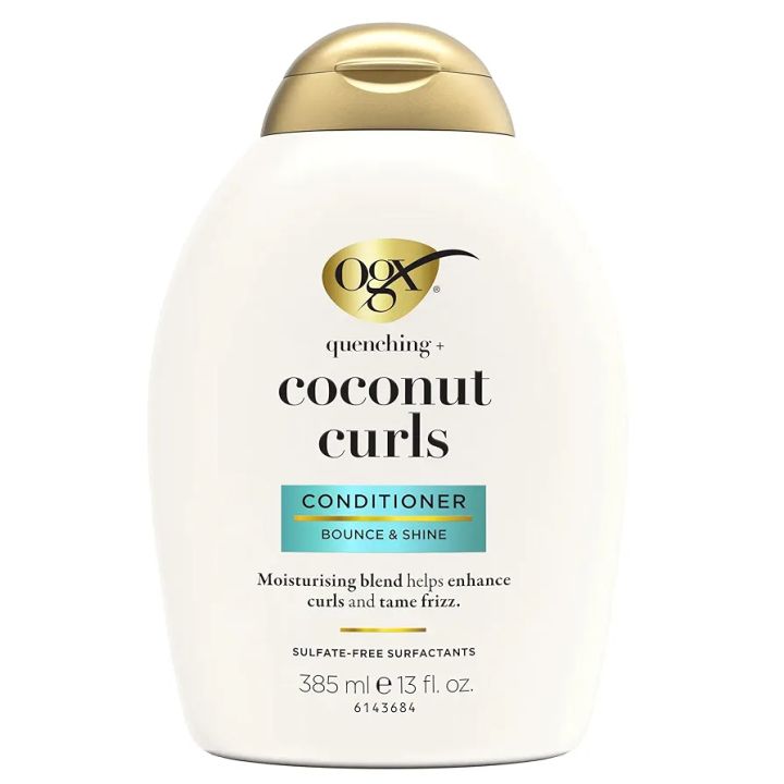 Ogx Quenching + Coconut Curls Conditioner For Curly Hair 385mL