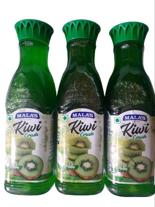 Malas Kiwi Crush Flavour 750ml - Pack Of 3