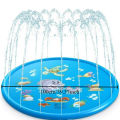 Water Splash Pools Kids Outdoor Funny Toys Children Inflatable Round Sprinkler Mat Yard Water Spray Pad.