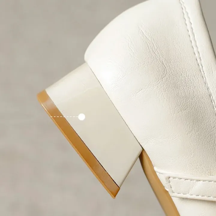 2024%20Summer%20Women%203cm%20High%20Heels%20Concise%20Wine%20Red%20Office%20Pumps%20Female%20Metal%20Buckle%20Strap%20High%20Heels%20Lady%20Sweet%20Mary%20Jane%20Shoes%20-%20Image%204