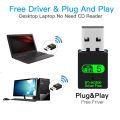 FENVI 600Mbps USB WiFi Bluetooth Adapter 2in1 Dongle Dual Band 2.4G 5GHz USB Wi-Fi 5 Network Wireless Wlan Receiver DRIVER FREE. 