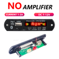 Hands-Free MP3 Player Decoder Board 7V 12V Bluetooth5.0 NO Amplifier Car FM Radio Module Support FM TF USB AUX Recorders.