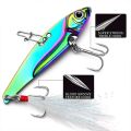 Metal VIB All Water Layer Long Throw 20g Colorful Vibration Sequin Artificial 3D Eyes Trible Hook For Bass Fishing Tackles.