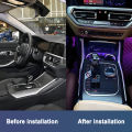 2025 Newest Upgraded Center Console Saddle Light For BMW G20/G22/G80/G82 M3/M4/i3/i4 3/4 Series 11 Colours Ambient Light Strips. 