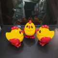 Clockwork Plastic Chicken Simulation animal plush jumping stail children's toys -1pcs.