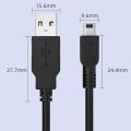 Fast Charging Mini USB Cable 5Pin Male to Mini B Data Sync Cord for MP3 Player  Nuvi  Dash Cam Hard Drive Controller. 
