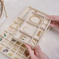 Velvet Jewelry Box Display Tray Drawer Storage Jewellery Holder For Ring Earrings Necklace Bracelet Soft Velvet Organizer Case. 
