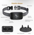 Touch Dog Training Device-Humanized, Non-Impact Barking Collar-With 3 Modes-Small, Medium And Large Dog Breeds-Harmless Training Bark Stopper-Adjustable USB Charging (Black). 