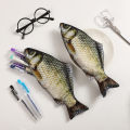 JIANWU Creative Simulated Salted Fish Pencil Case Large Capacity Pencils Pouch Bag Funny School Pencil Cases Stationery Supplies.