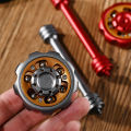 EDC fingertip windmill scepter slider fingertip toys adult reduction gyro metal slider finger push rotating coin decompression.
