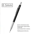 Metal Mechanical Pencil Large capacity Lead Refills Set 0.3, 0.5, 0.7, 0.9 2.0 Mechanical Pencils for Writing Drawing Sketching. 