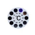 Round Thermometer Temperature Sticker Digital for Aquarium. 
