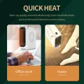 Mini Electric Heater Portable Desktop Low Consumption Warm Heating Fans for Home Office Hand Foot Warmer Heater for Winter 500W. 