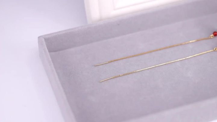 VENTFILLE Gold Color Hetian Jade Earrings for Women Green Round Jewelry Girls   Dropshipping Wholesale