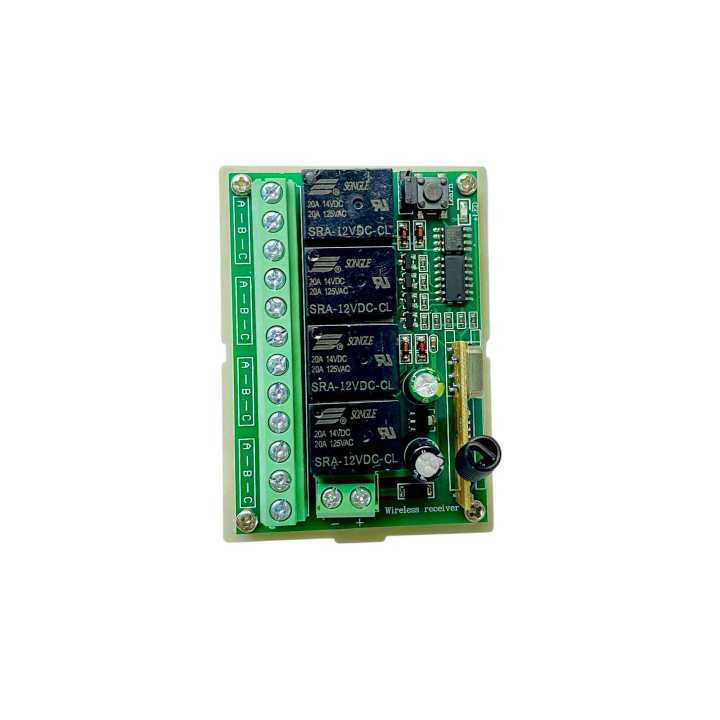 4ch%2020a-12vdc%20wireless%20remote%20control%20kit%20with%202%20wire%20remotes%20RF%20433%20MHz%20detection%20distance%20100%20meters%20ready%20to%20ship%20in%20Thailand%20-%20Image%207