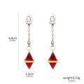 Kurapika Cosplay Ear Clip No Piercing Eardrop Anime Hunter x Hunter Drop Earrings for Women Men Jewelry Gift. 