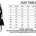 2026 Women's Kurt Fashionable And Elegant Straight Tube Casual O-neck Peacock Pattern New Comfortable Dress Muslim Abaya.