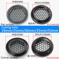 10pcs Wardrobe Cabinet Mesh Hole Black Air Vent Louver Ventilation Cover Stainless Steel Black Cupboard Air Vent Pest Control.